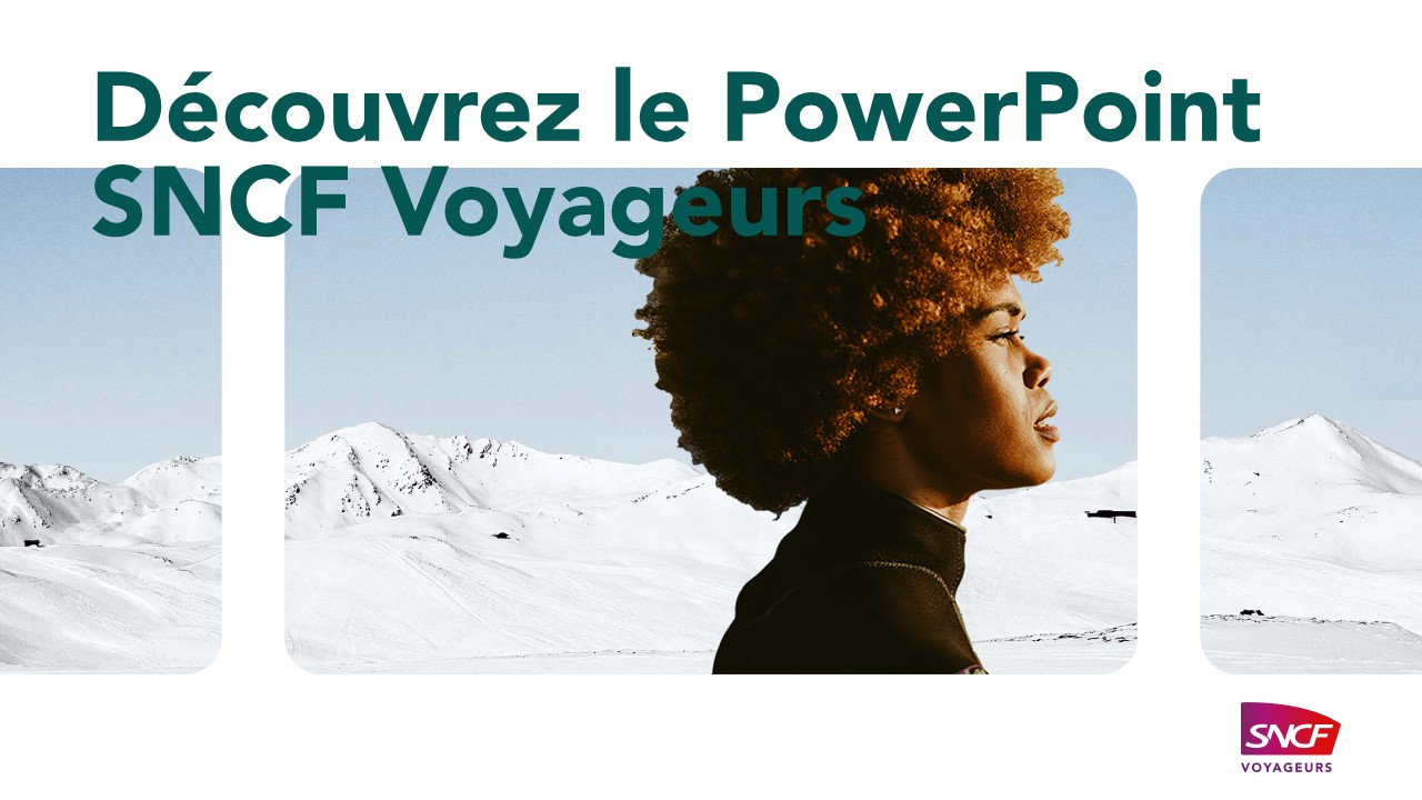 PowerPoint presentation template - SNCF Voyageurs 1