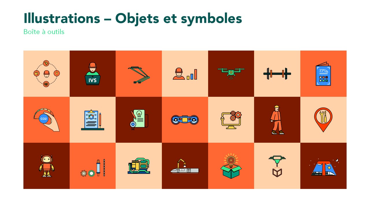 PowerPoint presentation template - SNCF Voyageurs 13